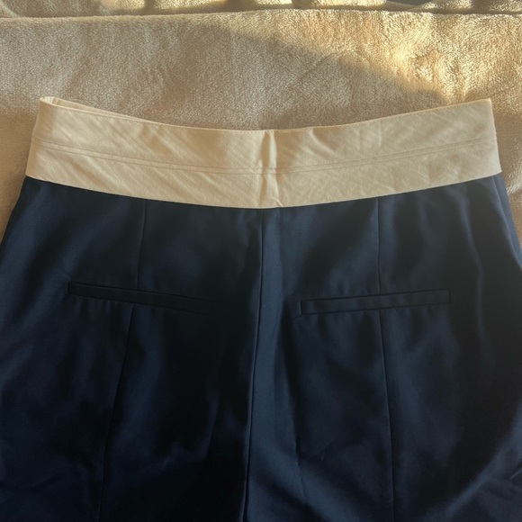 NWT Zara Contrast Waist Straight Leg Pants - Picture 7 of 7